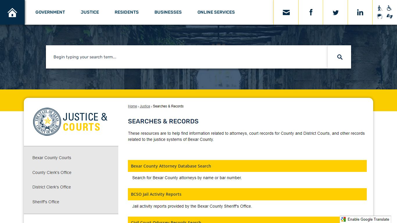 Searches & Records | Bexar County, TX - Official Website